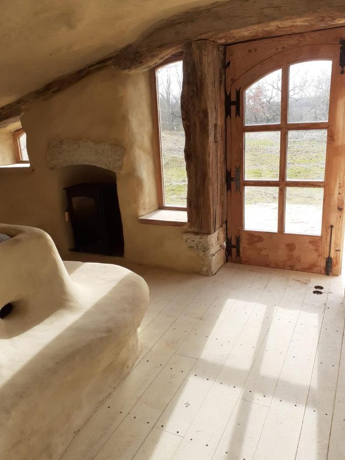 Maison Terre Les Cabanes De Fallot - Sauna Bain-Froid Piscine Naturelle L'isle-Bouzon Exteriér fotografie